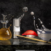 Composición sushi . Arte plastice, Desen, Desen realist, Ilustrație tradițională, Ilustrație digitală și Pictură digitală de María Cristina Medina Loría - 07.16.2025