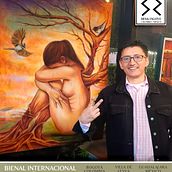 NATURALEZA MADRE DE LA SERIE "LA ELOCUENCIA ALIENADA". Un progetto di Belle arti, Pittura, Narrativa e Direzione artistica di JHONNARTE LA ELOCUENCIA ALIENADA - 17.07.2025