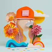 A sunny day. Art Direction, Creativit, Traditional illustration, Paper Craft, Product Photograph, and Set Design project by De Gregorio Lana - 07.18.2025