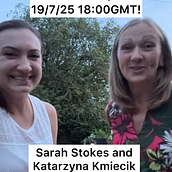 👀 Tune into our Q&A session with Sarah and Katarzyna! . Un projet de Aquarelle de Sarah Stokes - 18.07.2025