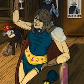 La nueva vida de una vieja solterona. Un progetto di Character design, Fumetto, Illustrazione digitale, Illustrazione tradizionale e Manga di Africa Piedecausa - 19.07.2025
