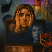 "Entre Realidades: O Drama por Trás da Tela" . % mirian_rutsatz_nascimento tarafından hazırlanan Markalaşma ve Kimlik, Renk Teorisi, Tasarım, Tasarım Yönetimi, Dijital Tasarım, Editör, al Tasarım, Grafik Tasarım, Logo Tasarımı, Tipografi, Ve Tipografi Tasarımı projesi - 07.20.2025