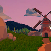 Atardecer. 3D, and 3D Modeling project by Yeison Tejada - 07.20.2025
