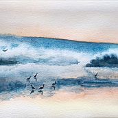 פרויקט הגמר שלי. Un progetto di Belle arti, Pittura e Pittura ad acquerello di tamguri - 20.07.2025