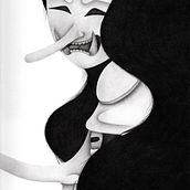 Jugiko no Jito. Traditional illustration, Drawing, Photograph, and Post-production project by Silvia Daino - 07.20.2025