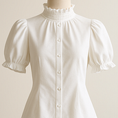 Recriação afetiva: minha blusa favorita, agora feita por mim. Artesanato, Costura, Design de moda, e Modelagem e confecção projeto de Mariana Nogueira - 21.07.2025