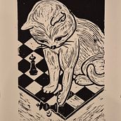 Checkmiau. Arts, Crafts, Fine Arts, Traditional illustration, Printing & Ink Illustration project by isdira_fad - 07.21.2025