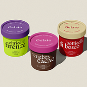 Marca: Gelato | Fonte: Gelato Veneto. Br, ing, Identit, T, pograph, T, pograph, and Design project by Katarinne Fernandes - 07.21.2025