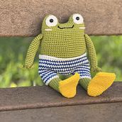 AMIGURUMI SAPO . DIY, Amigurumi, Dan Merenda proyek oleh Catarina Cerol - 07.22.2025