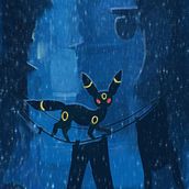 Umbreon . Un progetto di Illustrazione digitale di Yuliia Petrenko - 23.07.2025