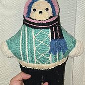 Peluche con aguja mágica . Art To, s, Embroider, Decoration, Punch Needle, and Textile Design project by Paulina Monroy - 07.24.2025