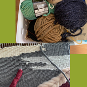 Mi primer telar. Arts, Crafts, Decoration, Fiber Arts, Weaving, and Textile Design project by Maria Mercedes Mena Suárez - 07.24.2025