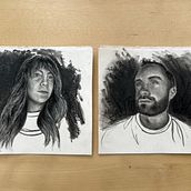 Charcoal Portraits . % Steph tarafından hazırlanan Çizim, Eskiz defteri, Ve Eskiz çizimi projesi - 07.26.2025