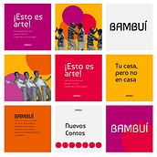 Bambuí - Espacio Cultural. Br, ing, Identit, Design, Logo Design, Graphic Design, T, pograph, Design, T, and pograph project by Caroline Custódio - 07.26.2025