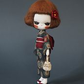 Kimono Doll. Projekt z dziedziny Craft, DIY, Projektowanie postaci, Kreat, wność,  Tkactwo,  Sz, cie, Sz, dełkowanie, To i art użytkownika Yeo Mei Ying - 27.07.2025