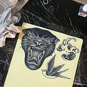 ✨ Proyecto Final – Tatuaje para Principiantes ✨ . % Valentina Franzese tarafından hazırlanan Dövme Tasarımı projesi - 07.28.2025