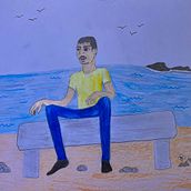 Exploración del cuerpo. Un projet de Conception de personnages, Dessin, Illustration traditionnelle, Dessin au cra , et on de César Campos García - 28.07.2025