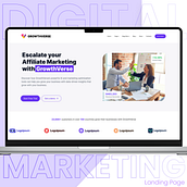 GrowthVerse – Modern & Conversion-Focused Landing Page Design. UX / UI, and Web Design project by danishzaffar8 - 07.29.2025