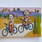 Pet Commission for Alle and Belle . Seni, Kerajinan, Desain Tekstil, Dan Seni Serat proyek oleh İrem Yazıcı - 07.29.2025