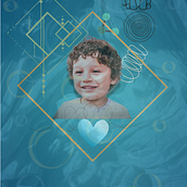 El mundo azul de mi hijo . Digital Illustration project by Valentina Salvatore - 07.29.2025