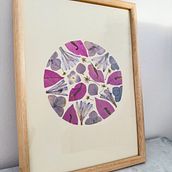Mandala floral Ein Projekt aus dem Bereich H, werk, Bildende Künste, Collage, DIY und Blumen- und Pflanzendesign von solerazquin - 30.07.2025
