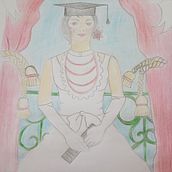 Retrato de uma mulher realizada  . % Bruna Sampaio tarafından hazırlanan Kalem Çizimi projesi - 07.30.2025