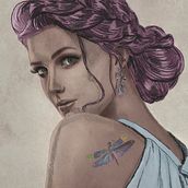 Ritratto digitale. Un projet de Illustration traditionnelle, Illustration vectorielle, Dessin de portrait et Illustration numérique de Lara Salomone - 30.07.2025