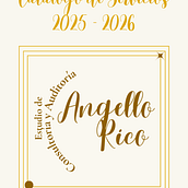 GUÍA DE ESTILO ESTUDIO DE CONSULTORÍA Y AUDITORÍA ANGELLO RICO Ein Projekt aus dem Bereich Br, ing und Identität, Grafikdesign, Social Media Design und Webdesign von Fernando Angello Rico Arellano - 31.07.2025