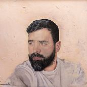 Retrato 1. Fine Arts, and Oil Painting project by Paco Canedo - 07.31.2025