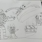 Magicdepo. Design de personagens, Desenho, Desenho a lápis, e Esboçado projeto de Eduardo Martinez Palomera Báez - 31.07.2025