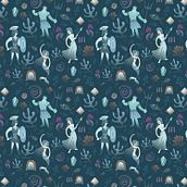 Atlantida Pattern Ein Projekt aus dem Bereich Design, Prägung, Traditionelle Illustration und Musterdesign von cynthiaa_oz - 01.08.2025