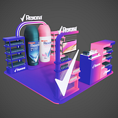 Rexona x RRHI Makati & QC Activation. Modelagem 3D projeto de r0se_anne_uy - 01.08.2025