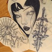 Práctica curso polilla tattoo :). Projekt z dziedziny Projektowanie tatuaż użytkownika Zoe Strubbia - 04.08.2025