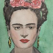 Selbstfürsorge als Ikone Ein Projekt aus dem Bereich Aquarellmalerei von Hannah Barac - 04.08.2025