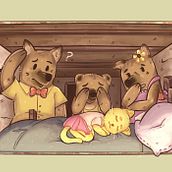 Bigotitos de oro . Children's Illustration, Digital Illustration, Digital Painting, and Picturebook project by xxluminxx - 08.04.2025