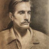 Progetto finale del ritratto realistico a carboncino. Un progetto di Belle arti, Disegno, Disegno di ritratti e Illustrazione tradizionale di Helma L - 04.08.2025