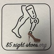 logo, 85 Right Shoes. Graphic Design, Br, ing, Identit, and Mindfulness project by Craig Gummer - 08.05.2025