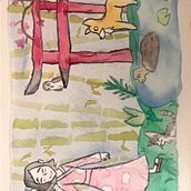 el bosque de bambu. Projekt z dziedziny  R, sunek, Trad, c, jna ilustracja i Malowanie akwarelą użytkownika gabriela figueroa - 05.08.2025