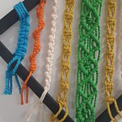 Multi Color Square  . % tahira_rajpoot tarafından hazırlanan Aksesuar Tasarımı, Sanat ve El Sanatları, Dekoras, on, El, af Sanatları, İç Tasarım, Ve Makrome projesi - 08.09.2025