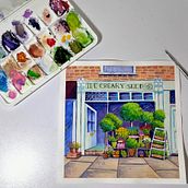 Mi semilla crujiente. Un projet de Peinture, Esquisse , Illustration architecturale , et Peinture gouache de mximenabg - 09.08.2025