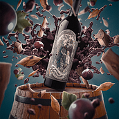 Proyecto final - Fotomanipulación publicitaria del vino "Birth of Cabernet" de Catena Zapata. Product Photograph, Digital Photograph, Photo Retouching, Art Direction, Photograph, Post-production, and Food Photograph project by Juan Manuel Guzzoni Barahona - 08.11.2025