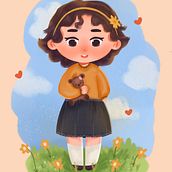Proyecto del curso. Character Design, Children's Illustration, Digital Drawing, Digital Illustration, Digital Painting, and Drawing project by Vanessa Guarin - 08.11.2025