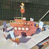 Progetto finale del corso Tecniche avanzate per la creazione di pop-up. Un proyecto de Artesanía, Creatividad con niños, Diseño editorial, Encuadernación y Papercraft de Chiara Borsari - 12.08.2025