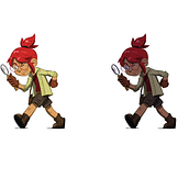 Design de personagens Domestika - Chloe. Digital Illustration, Character Design, and Animation project by André Silva - 08.13.2025