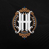  Logotipo & LogoLettering - Haunted Hands Ink Sweden. Un proyecto de Diseño gráfico, Diseño, Br, ing e Identidad, Dirección de arte, Lettering, Business, Diseño de logotipos, H, lettering, Lettering digital, Caligrafía, Diseño tipográfico, Concept Art y Diseño de tatuajes de Mario Acosta - 13.08.2025