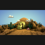 Desierto 3D Ein Projekt aus dem Bereich 3D und 3-D-Modellierung von Alba Ubeda Izquierdo - 15.08.2025