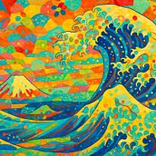 LA VAGUE DES POSSIBLES . Un projet de Illustration numérique de enseignement_urgence - 15.08.2025