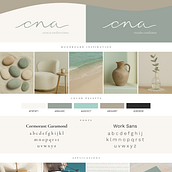 ona | Visual Identity. Br, ing, Identit, Design, Logo Design, and Graphic Design project by Patricia - 08.15.2025