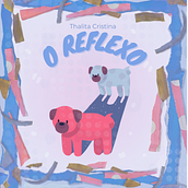 O Reflexo. Desenho, Design de personagens, Design editorial, Ilustração tradicional, Ilustração infantil, Narrativa, Stor, board, Álbum ilustrado, Literatura infantil, Colagem, e Desenho digital projeto de Thalita Cristina - 15.08.2025