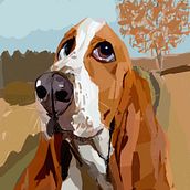 Dog. Digital Illustration, and Traditional illustration project by llolarte - 08.19.2025